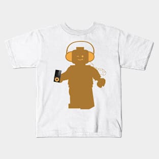 Minifig with Headphones & iPod Kids T-Shirt